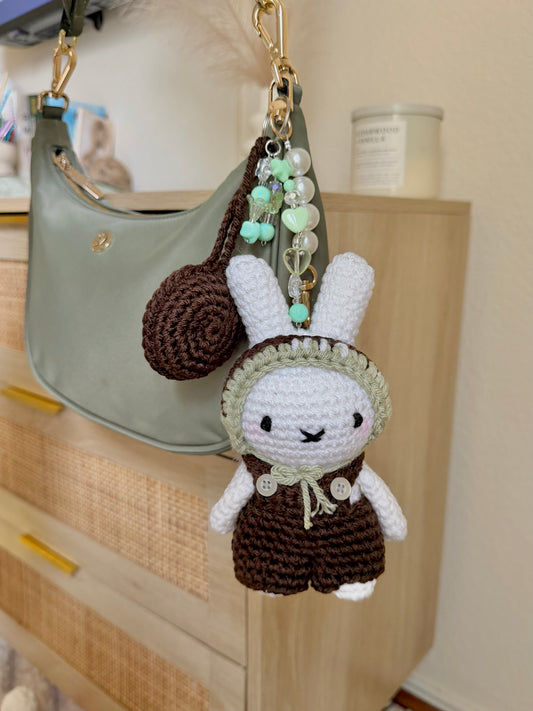 Kiwi Miffy Keychain