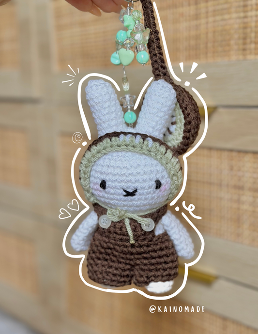 Kiwi Miffy Keychain