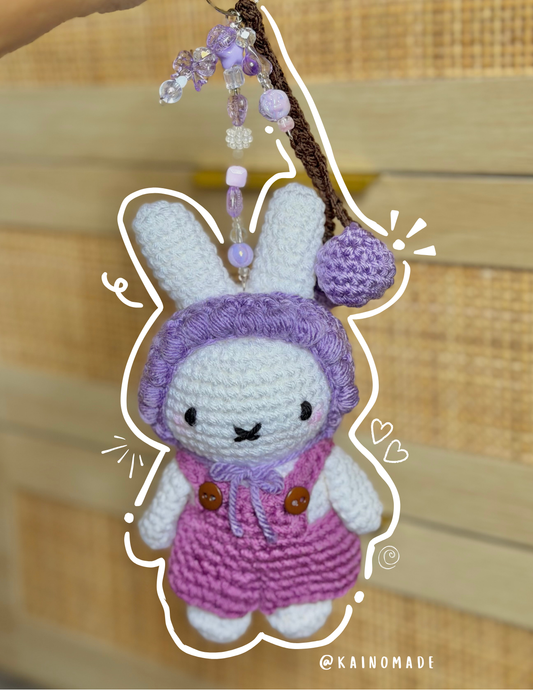 Grape Miffy Keychain