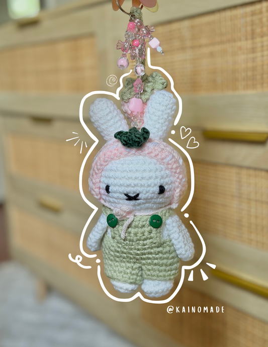 Strawberry Miffy Keychain