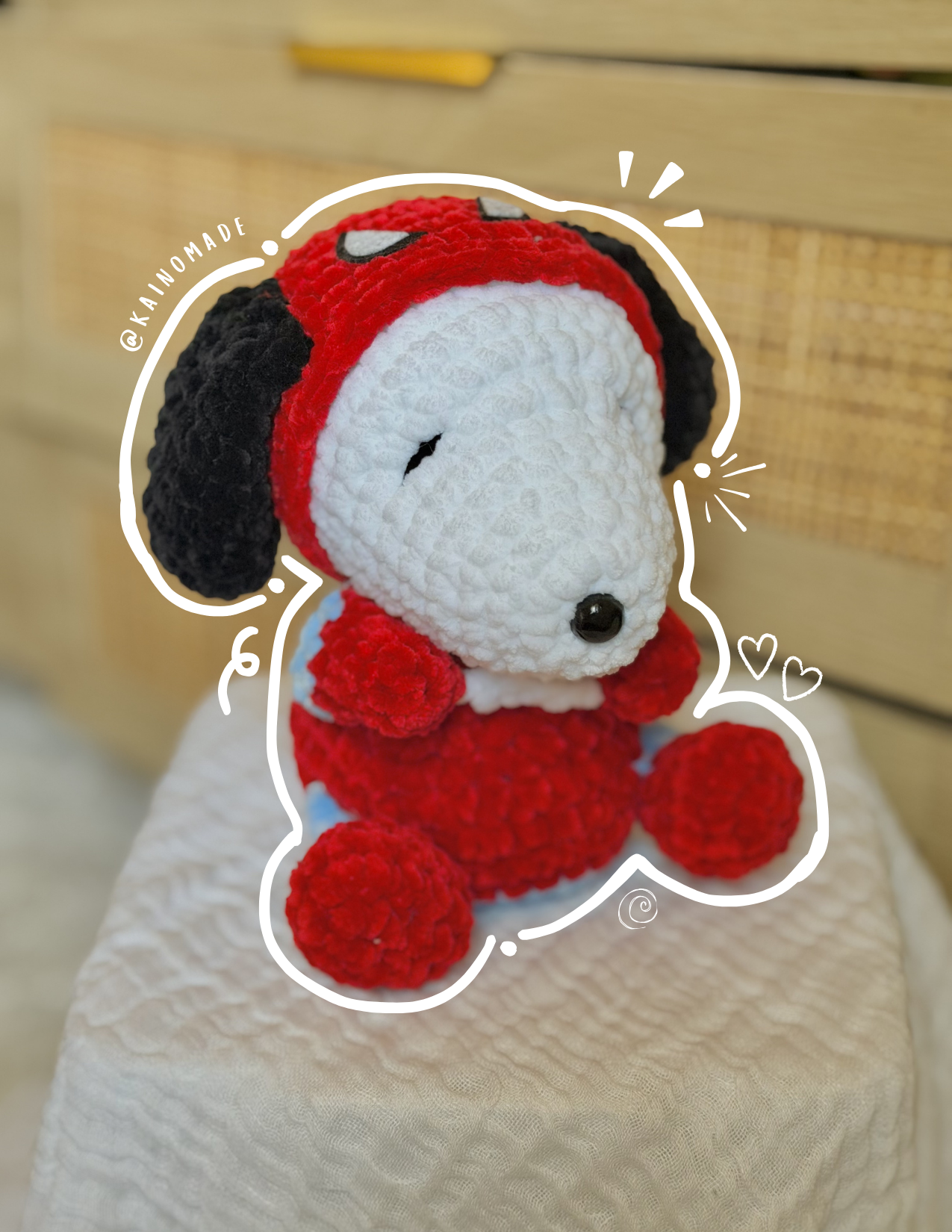Peter Parker Snoopy Plushie