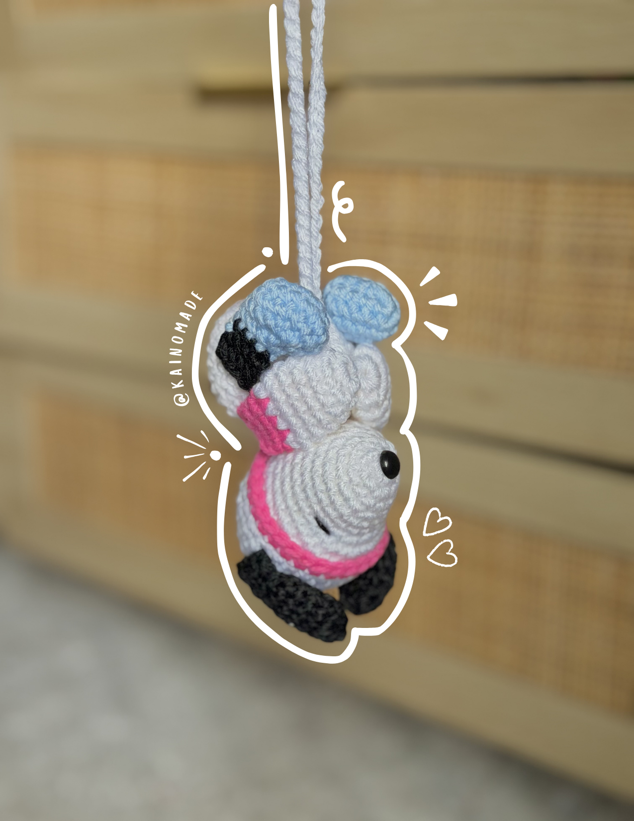 Gwen Stacy Snoopy car hanging