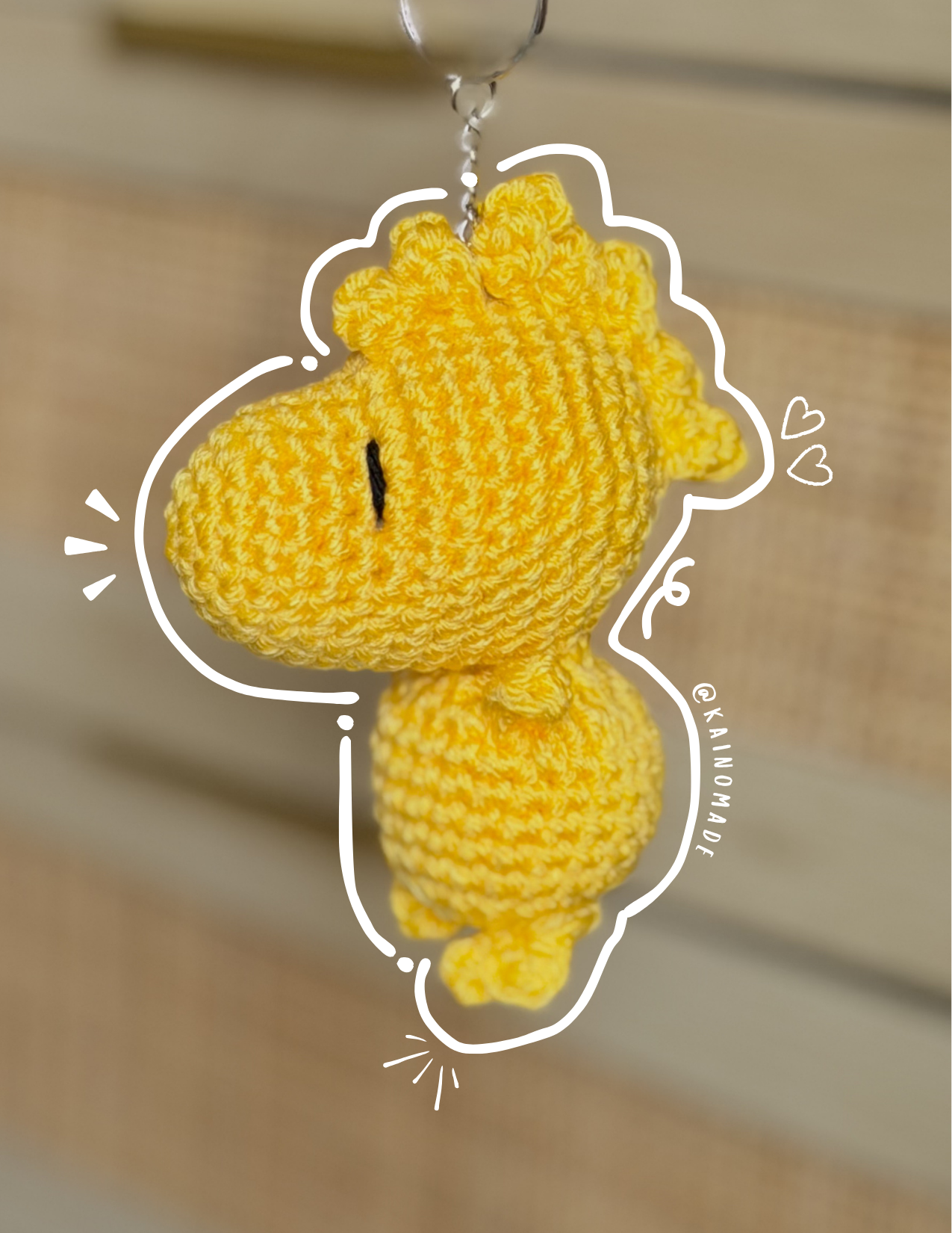 Woodstock keychain
