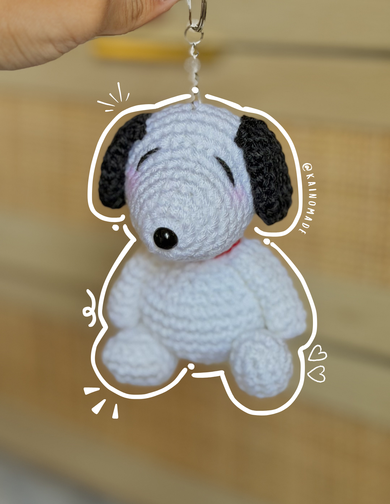 Snoopy keychain