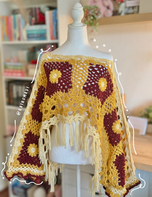 Autumn Woods Poncho