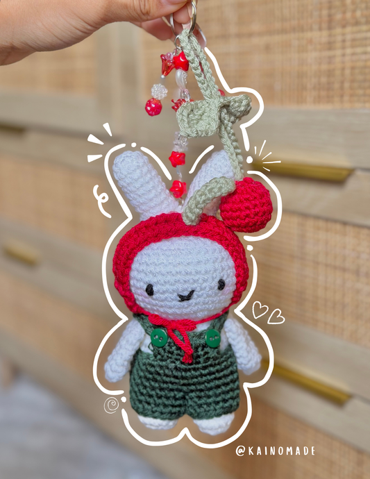 Cherry Miffy Keychain