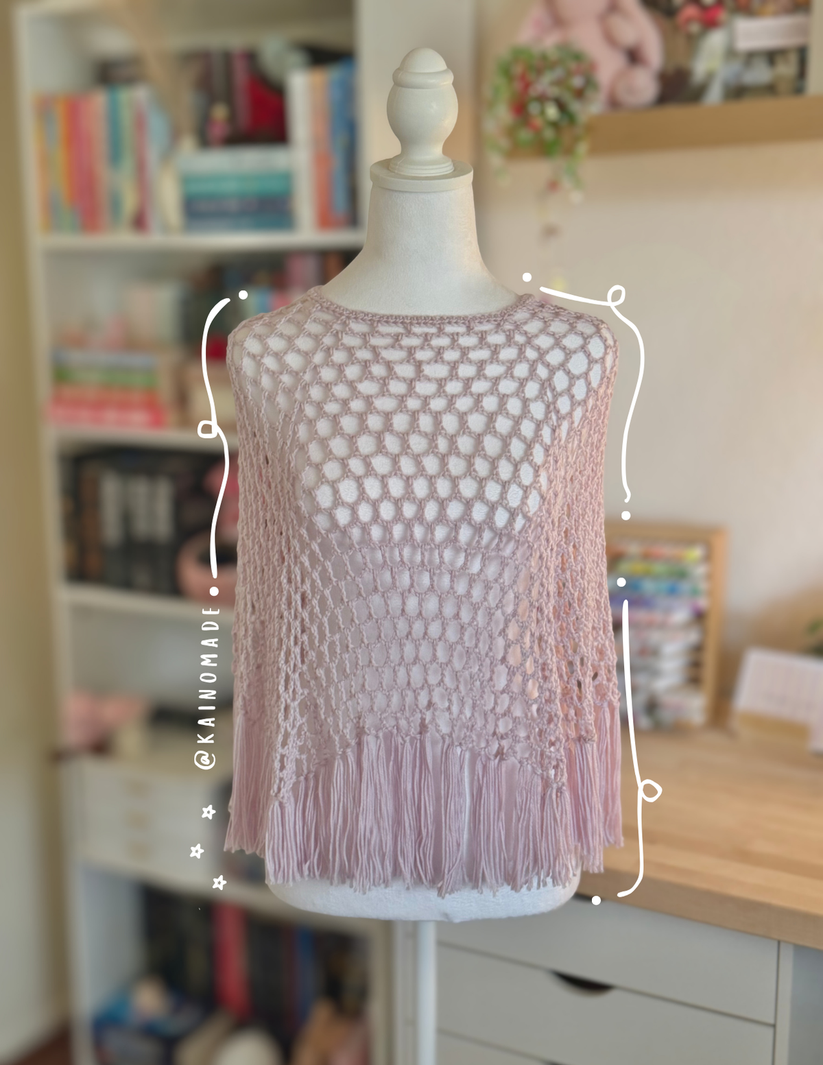 Periwinkle Poncho