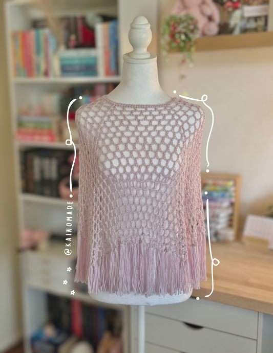 Periwinkle Poncho