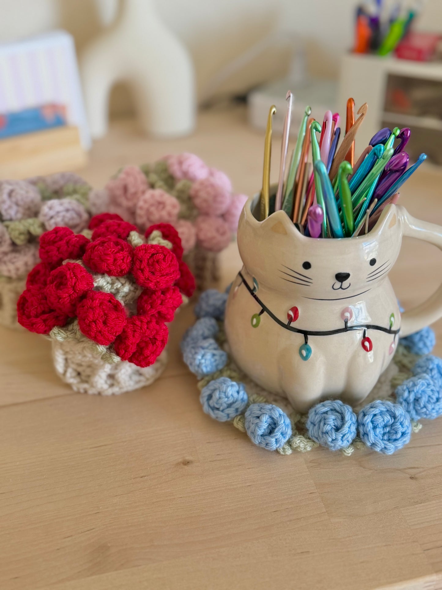 Blue Flower Coaster