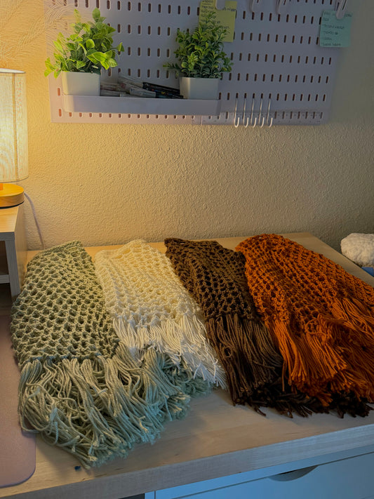 Burnt Orange Poncho